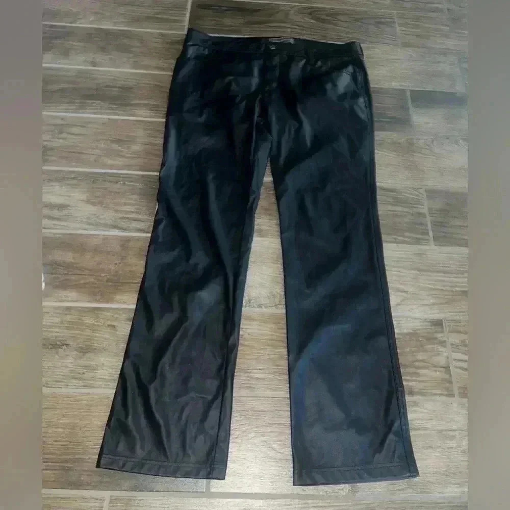 Lip Service black polyurethane pants